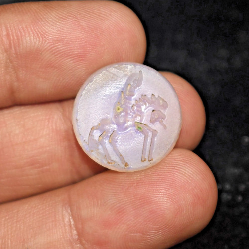 Antico sigillo intaglio pietra